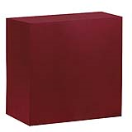 000240  2 LAAGS SERVETTEN 40x40 1/8, , BORDEAUX 20x100st  T32094