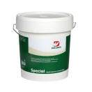 01.10.048 Dreumex Special 15KG (Wit) Deze oplosmiddelvrije handreinigingspasta kan gebruikt worden voor middelzware tot zware vervuilingen zoals smeermiddelen, diesel, remvloeistof, cement en roest. De pasta is met name geschikt voor gebruik in de autoindustrie, de bouw en metaalverwerkende industrie.  01.10.048