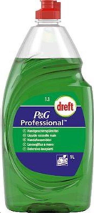 01.12.014 Fairy Dreft afwasmiddel 1L Dreft Professional Afwasmiddel - 1000 ml
Dankzij de krachtige en geconcentreerde formule van Dreft volstaat een kleine hoeveelheid afwasmiddel voor een schone en glanzende vaat. Gaat tot 75% langer mee, dan niet geconcentreerde imitaties op puur vet.

Veel zeepsop
Schuimt langdurig
Verwijdert vet doeltreffend
Gemakkelijk in gebruik
Inhoud: Dreft Afwasmiddel - Original 1000ml 01.12.014