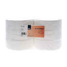 100164F Maxi Jumbo Toiletpapier - zuiver tissue - 2 laags - 320 m - WIT - 6 rollen  100164f