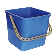 02.09.027 Emmer rechthoekig Blauw   25 L.  b25.jpg